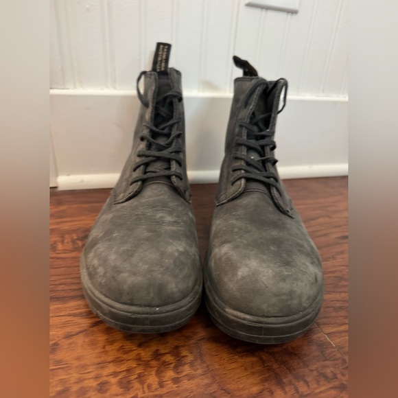 Blundstone Men's Charcoal Leather Boots - Picture 2 of 5